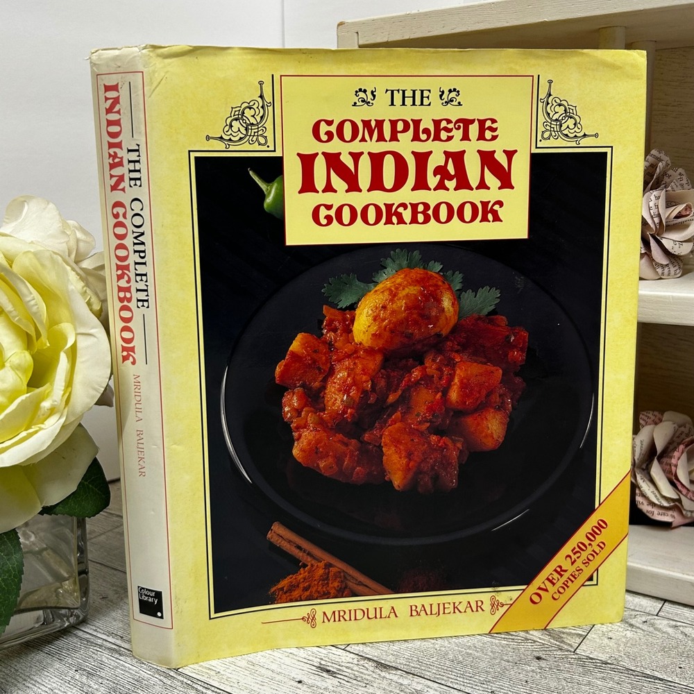 The Complete Indian Cookbook Mridula Baljekar 1994 Hardcover DJ Recipes Vintage